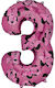 Balloon Foil Jumbo Number 66cm