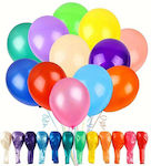 Σετ 100 Μπαλόνια Latex Πολύχρωμα 27εκ. (Διάφορα Χρώματα)
