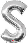 Balloon Foil Letter Silver 40cm