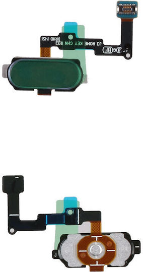 Kabel mit Fingerabdruck in Blau Farbe für Galaxy J3 2017