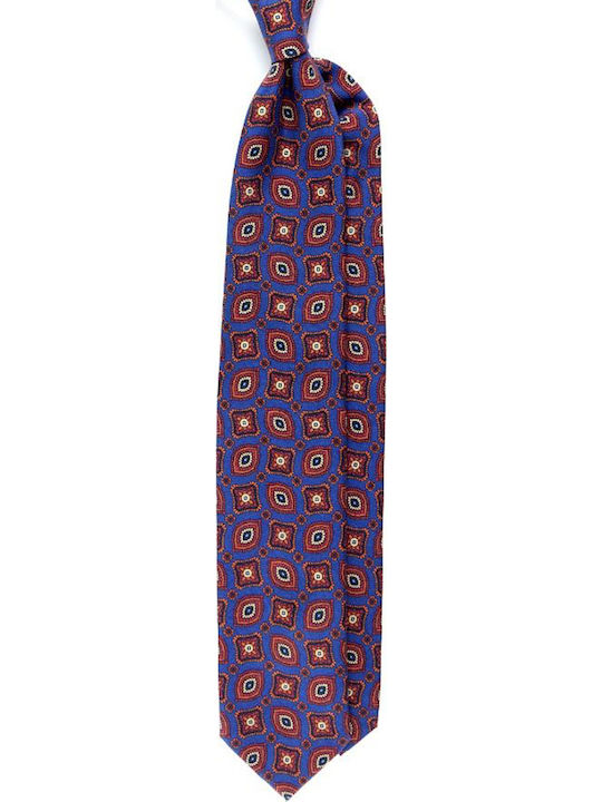 DM Ties Herren Krawatte Seide Gedruckt in Orange Farbe
