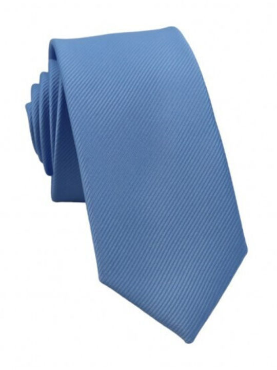 Erika Ανδρική Γραβάτα Μονόχρωμη σε Γαλάζιο Χρώμα