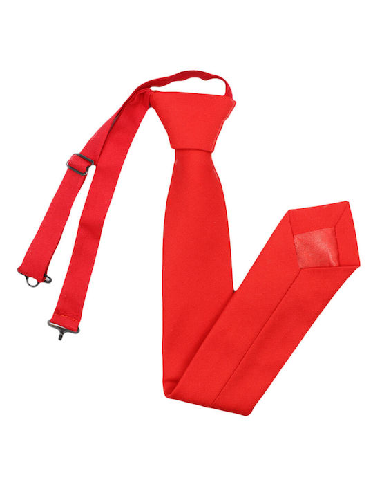 JFashion Men's Tie Printed in Red Color