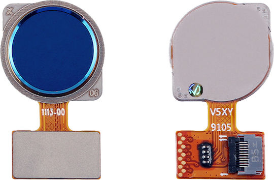 Flex Cable with Fingerprint in Blue color for Redmi 7