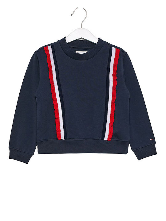 Tommy Hilfiger Kids Sweatshirt Navy Blue Rib