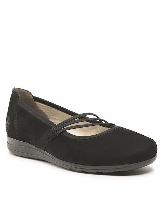 Damen Ballerinas in Schwarz Farbe