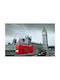 Color In London Frame on Canvas 60x40cm