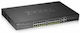 Zyxel GS192024HPV2 Managed L2 PoE Switch με 28 Θύρες Gigabit (1Gbps) Ethernet και 28 SFP Θύρες