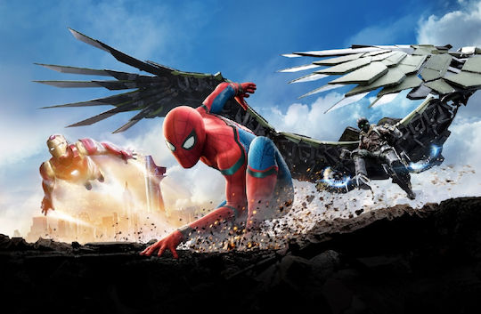 Αυτοκόλλητη Φωτοταπετσαρία Τοίχου Spiderman 2 270x200cm Πλενόμενη