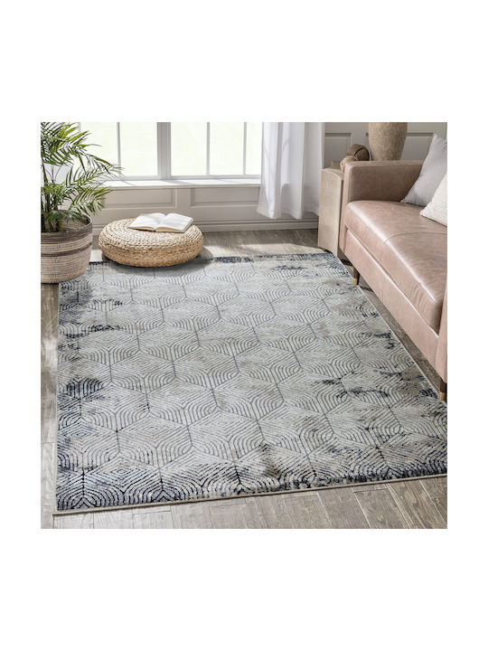 Saray Home Palermo Rug Rectangular Beige- Blue