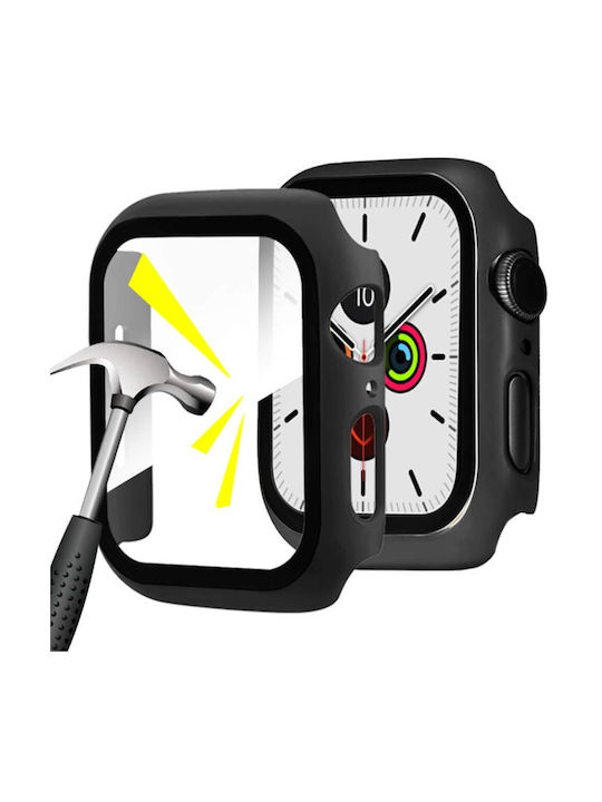 Hard Frame Πλαστική Θήκη σε Μαύρο χρώμα για το Apple Watch 41mm