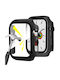 Hard Frame Πλαστική Θήκη σε Μαύρο χρώμα για το Apple Watch 41mm