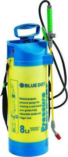 Blue Dot Pressure Sprayer with Capacity 8lt in Blue color