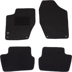 Σετ Μπροστινά και Πίσω 4τμχ για Peugeot 308 2007-2013 Μαύρα Σετ Μπροστινά και Πίσω 4τμχ για Peugeot 308 2007-2013 Μαύρα