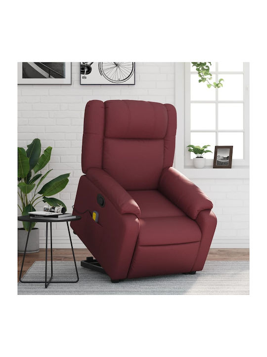 Relax Armchair Massage with Footstool from Leat...