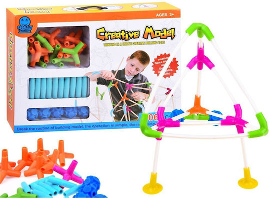 4M Παιχνίδι Κατασκευών Πλαστικό Straws Sticks για Παιδιά 3+ Ετών