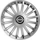 Versaco Car Hubcap Set Crystal with Nissan Emblem 14" 4pcs Silver