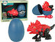 Lean Toys Plastic Construction Toy Set Dinosaur Triceratops with Egg for Children 3+ years+ Years