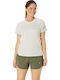 Icon Women's Athletic Blouse Short Sleeve Fast Drying Birch / Olive Grey