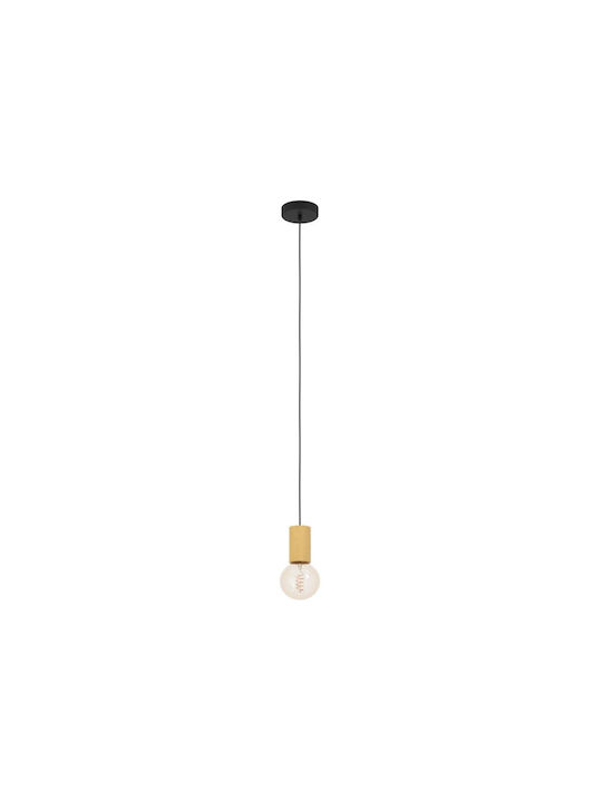 Eglo Pozueta Pendant Light Single-Light for Socket E27 Brown