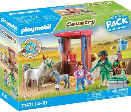 Playmobil Country Îngrijind măgărușii pentru 4-10 ani