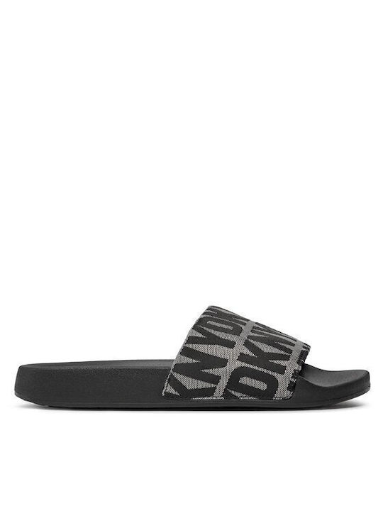 DKNY Zella Women's Flat Sandals in Black Color