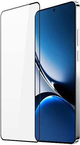 Vollflächig gehärtetes Glas Schwarz (Redmi Note 12 Pro 4G)