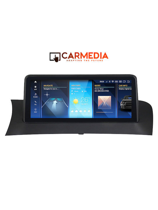 Carmedia Car Audio System for BMW X3 (F25) 2011-2013 (Bluetooth/USB/WiFi/GPS/Apple-Carplay/Android-Auto) with Touch Screen 10.25"