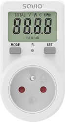 Savio Lcd Ae02 Metru De Consum Electric Cu Sarcină Maximă 3.68kW