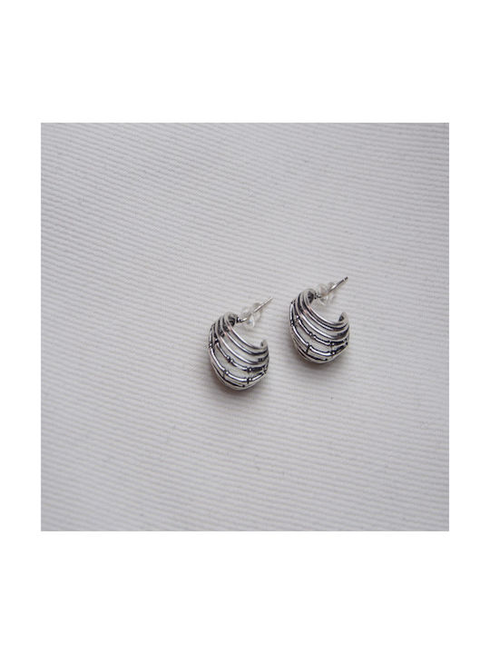 Earrings Hoops made of Steel