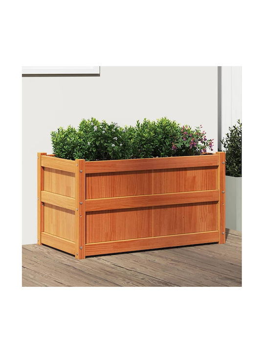 vidaXL Planter Box Wooden Brown 90x50x50cm.
