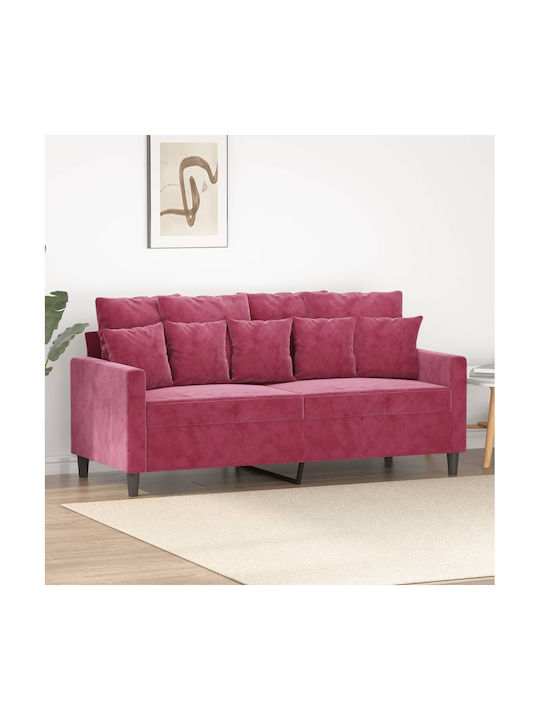 Двуместен Диван Кадифе Бордо 158x77x80см.