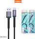 Moxom LED USB 2.0 Cable USB-C Male - USB-A Female Black 1m