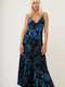 Dolce Domenica Dress Maxi Φόρεμα Blue
