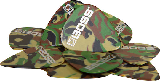 Boss Πένες Κιθάρας Bpk-12-cm Medium Guitar Picks—camo 12 Pack Σετ 12τμχ