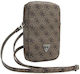 Guess 4g Triangle Logo Wallet Arm Band Brown GU...