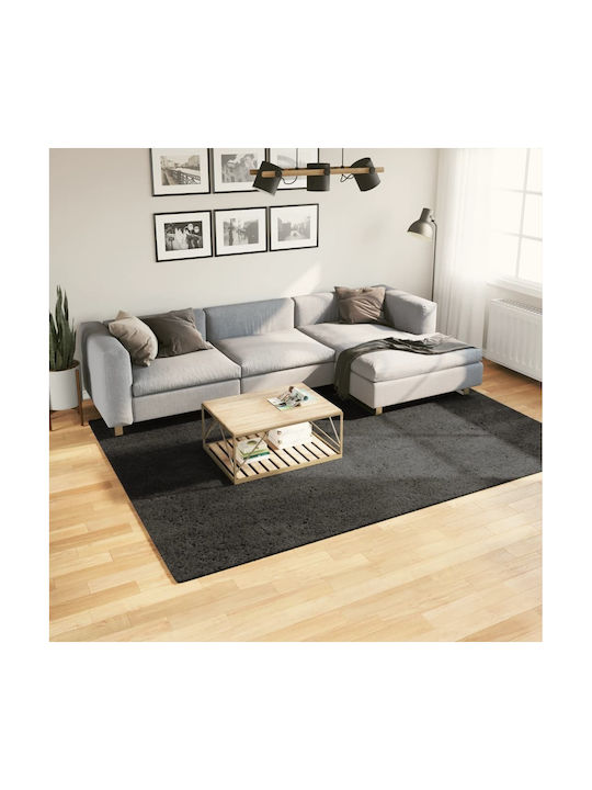 vidaXL Rug Rectangular Charcoal