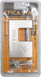 Epica Star Vorhängeschloss Monoblock mit Schlüssel 80mm
