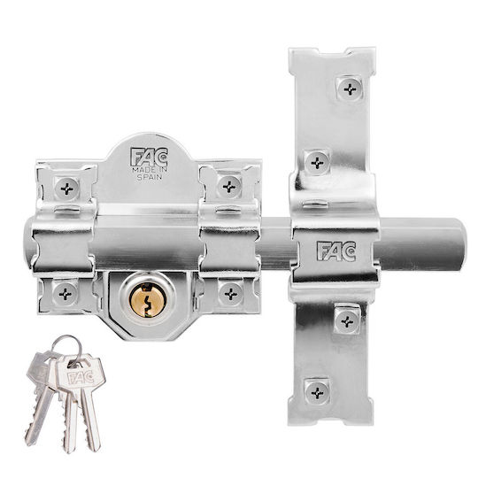 Fac Door Hook Padlock 50mm Silver