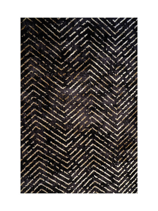 Rug Rectangular Black