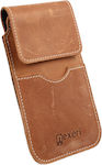 Leather Sock & Pouch Brown