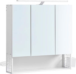 Vasagle Badezimmerschrank B70xT70xH70cm Weiß