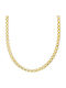 Theodora's Jewellery Αλυσίδα Λαιμού από Ατσάλι Επιχρυσωμένη Λεπτή Πάχους 3.5mm
