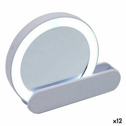 Berilo Lighted Makeup Mirror 10x10cm White