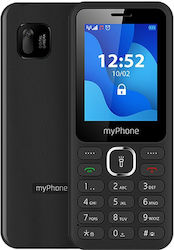 MyPhone 6320 Dual SIM Мобилен Телефон с Големи Бутоните Английско Меню Черен