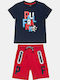 Kids' Set with Shorts Summer 2pcs Navy Blue