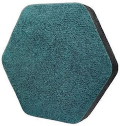 Alphacoustic Hexa Felt Sound Absorbing Set 6pcs Green