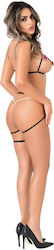 Daring Intimates Sexy Slip Car Black