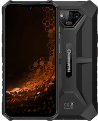 Hammer Iron V Dual SIM (6GB/64GB) Ανθεκτικό Smartphone Μαύρο