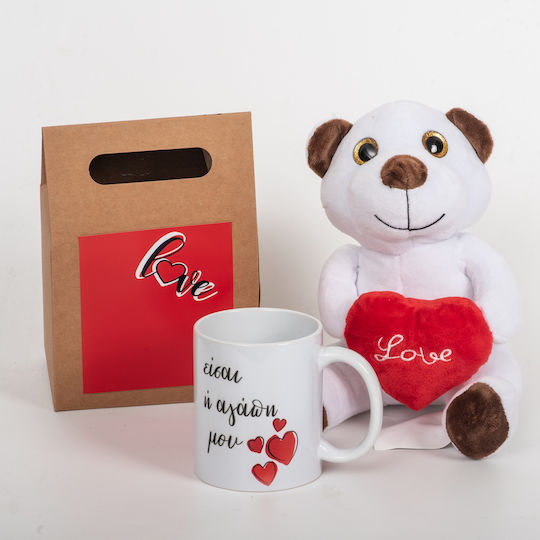 Becher Keramik Weiß 325ml